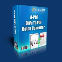 box of A-PDF DjVu to PDF