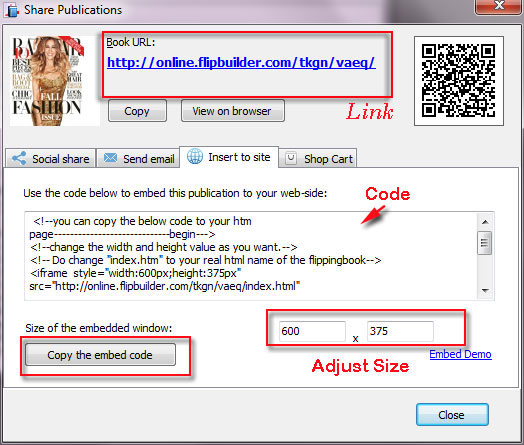 Free upload Flipbook to online server