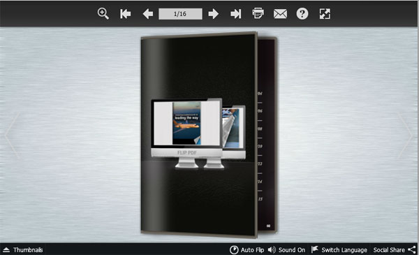 How-to-create-a-hard-cover-online-ebook-by-using-A-PDF-to-Flash-2