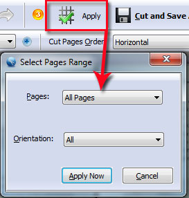 How to cut one PDF page to multiple pages by using A-PDF Page Cut2