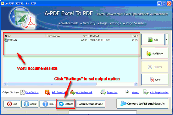 Microsoft EXCEL 2007 to PDF Converter Free Downloads? [A-PDF.com]