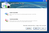 small screenshot of A-PDF  HTML to PDF