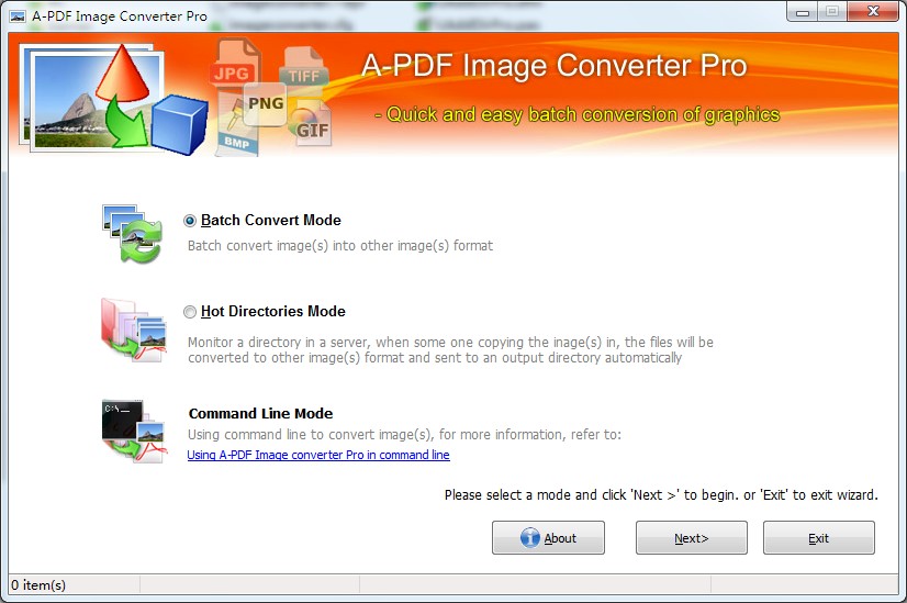 A powerful graphic file conversion to convert image