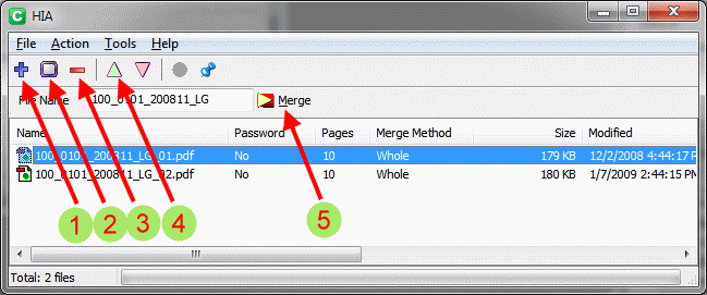 screenshot of HIA