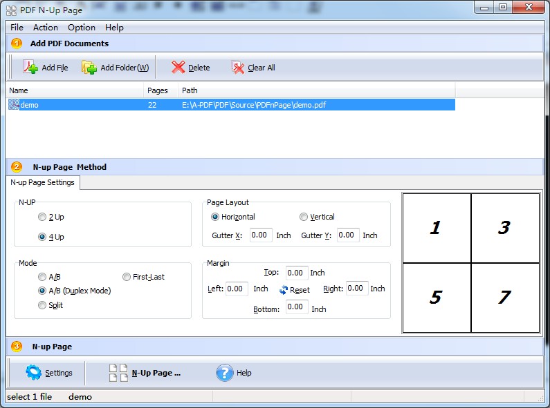 batch make creating N-up (2-up, 4-up etc?) imposed PDF files