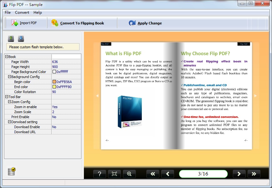 Create online flip Books, digital edition, magazine from PDF