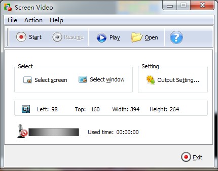 Click to view A-PDF Screen Video Capture 1.7 screenshot