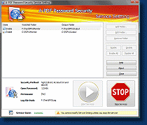 screen shot of A-PDF Password Security Service