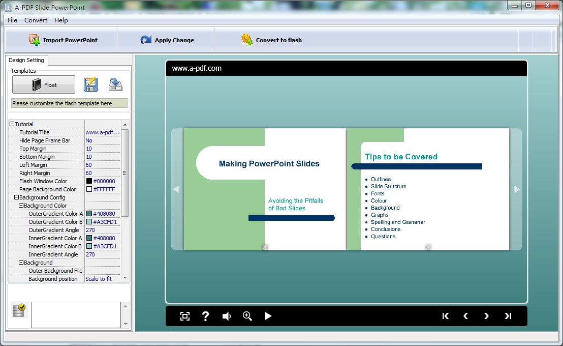 A-PDF Slide Powerpoint screenshot