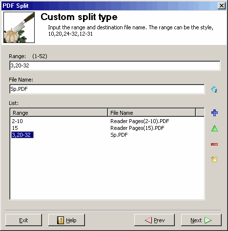 A-PDF Split - A unique utility designed to split PDF file.
