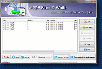 small screenshot of A-PDF to Black/White